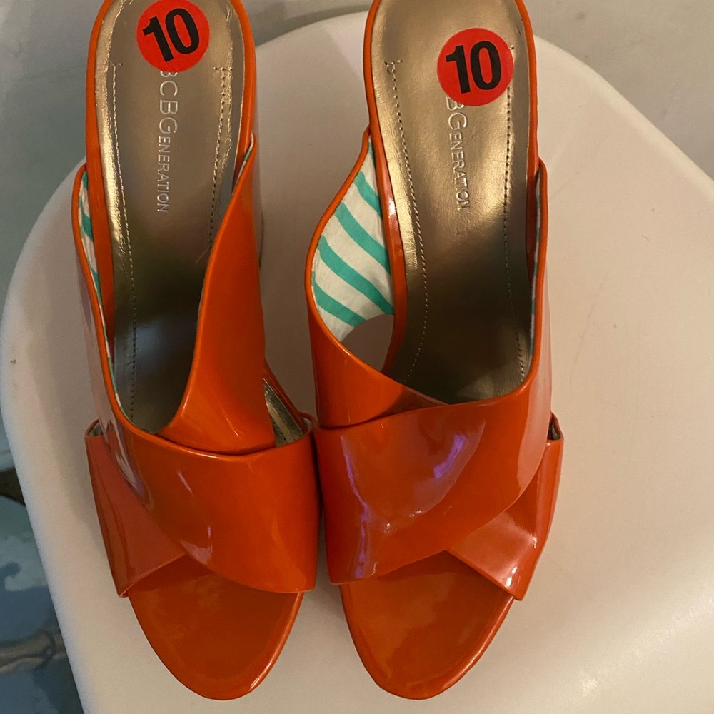 BCB Generation Patent Wedge. Never been worn but missing box and dust bag